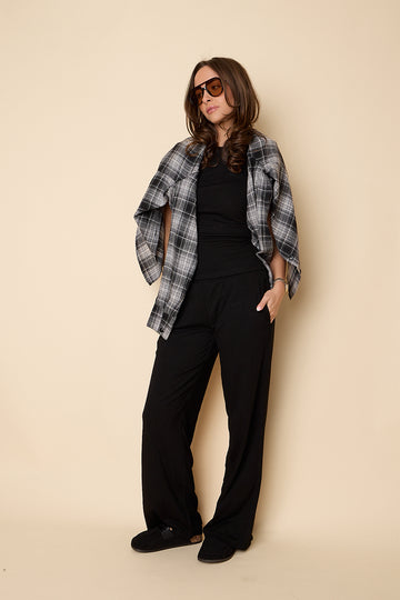 Straight Leg Trouser | Black