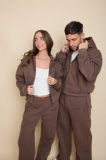 Zip Hoodie | Espresso