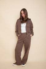 Straight Leg Joggers | Espresso