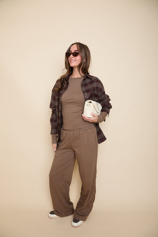 Straight Leg Trouser | Espresso